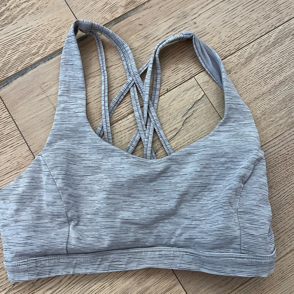 GREY LULULEMON BRA | SIZE 6